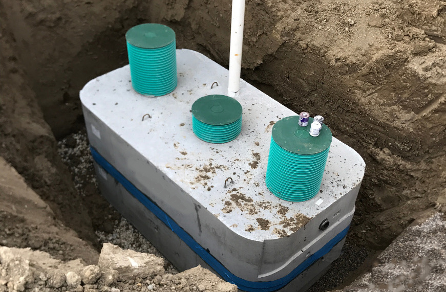 Water Dr 3 Compartment Concrete Treatment Plant