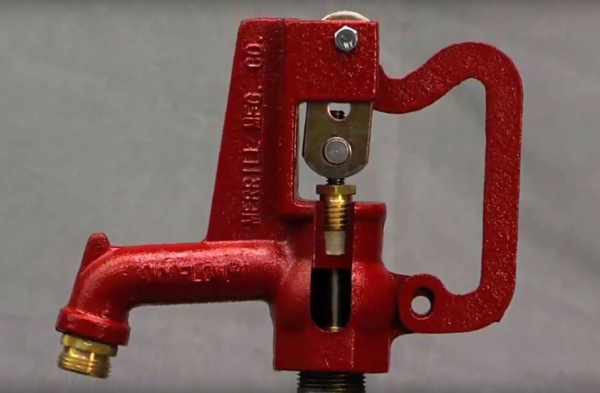 Merrill Frost-Free Yard Hydrant, Calgary Alberta